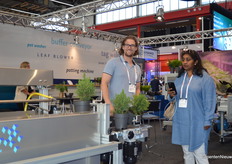 Several machines were on display at Wilburg Projects. William van der Burg gives a demonstration.